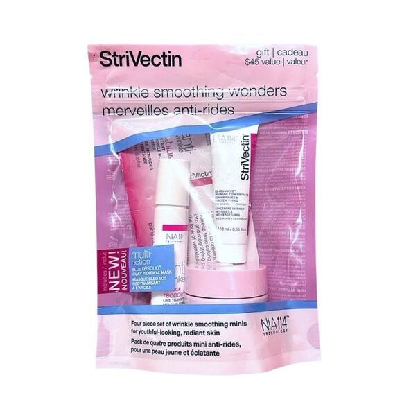 Strivectin Wrinkle Smoothing Wonders Four Piece Set Of Wrinkle Smoothing Minis - Picture 1 of 5